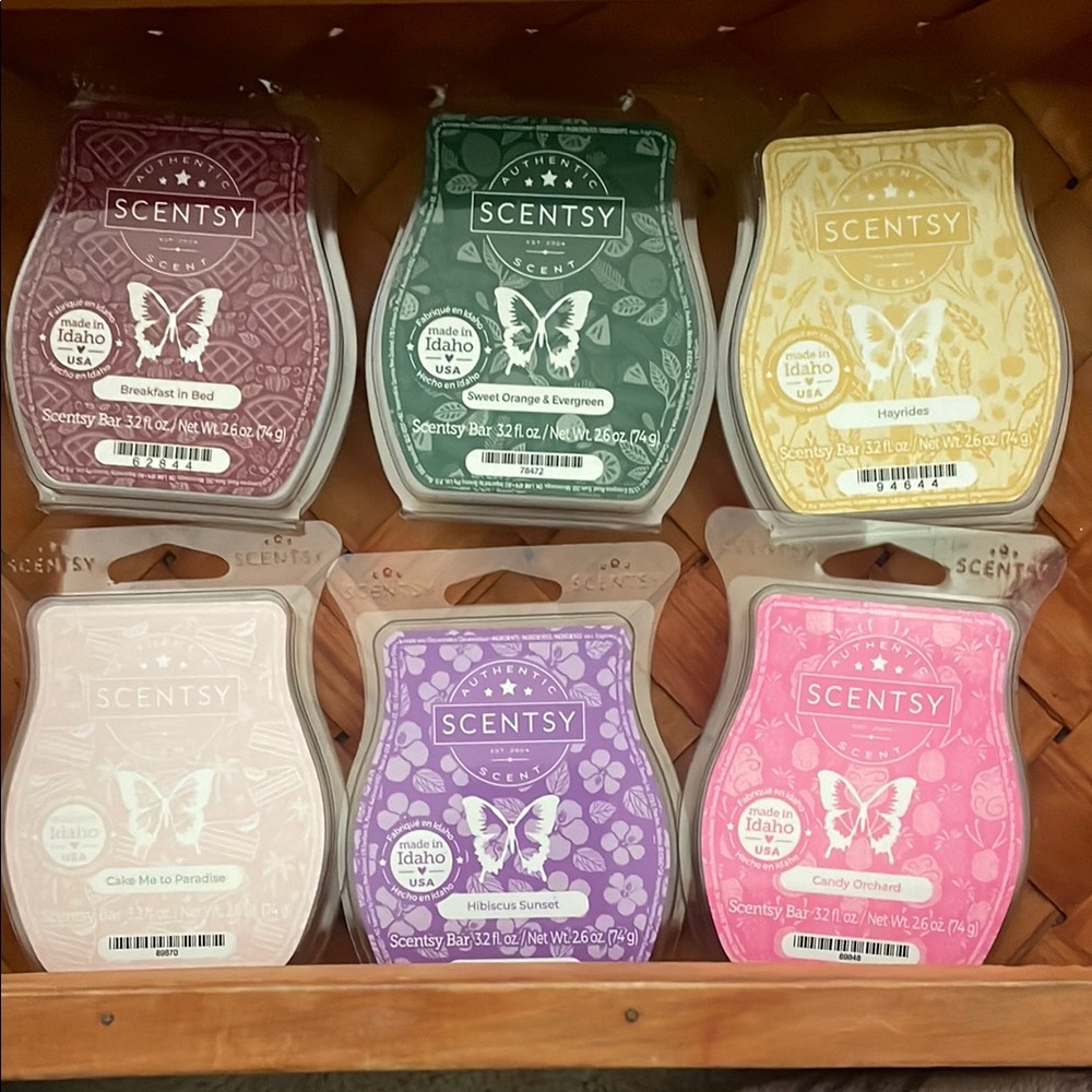 Scentsy  Wax Melts 6 pack mix